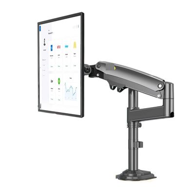 ADBWEKKF H100 22-35" Monitor Holder Arm Gas Spring Full Motion LCD TV Mount 2-12kg Dual Arm Clamp Bracket(H100)
