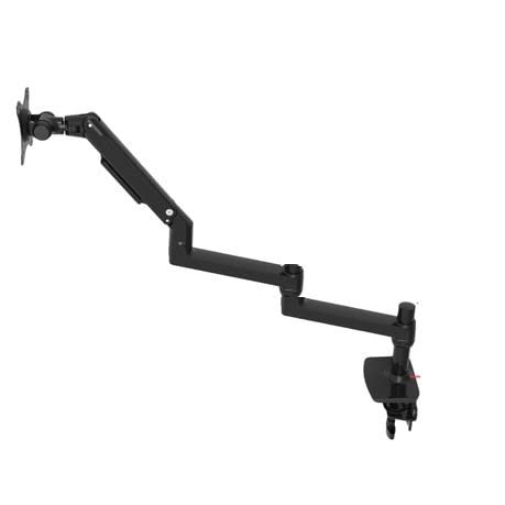 ADBWEKKF DL-8013II Load 3-11kg 17-38" LCD Screen Desktop Monitor Stand Full Motion Mechanical Spring Arm Aluminum Monitor Bracket(170MM Black)
