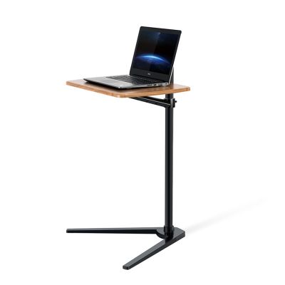 ADBWEKKF UP-8T Multifunction 3in1 Computer Floor Stand for All Laptop/Tablet PC/Smartphone Holder Height/Angle Adjustable with Mouse Tray(UP-8T-WOOD)