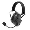 Aimsniper FMA AMP Headset Headphone Head & Helmet-Mounted Pickup Noise Reduction Communication Headphone Hear Protection EarmuffsBlack (Black Sets & PTT V60) view 4