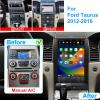 for Ford Taurus Radio Upgrade 2012 2013 2014 2015 2016,13.3 inch Touch Screen Navigation Stereo with Bluetooth WiFi FM/AM Wireless Carplay Android Auto Mirror Link SWC Backup Camera 4+32G view 2