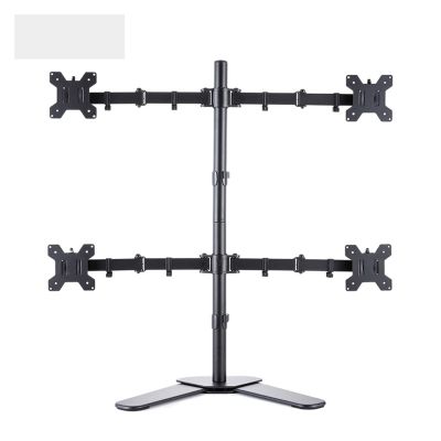 ADBWEKKF Four Arm Desk Mount Ergonomic LCD Computer Monitor Bracket Stand Tilt Rotation 17-32 Screen Support