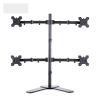 ADBWEKKF Four Arm Desk Mount Ergonomic LCD Computer Monitor Bracket Stand Tilt Rotation 17-32 Screen Support view 1