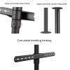 Adjustable Wall-Mounted Swivel & Tilt TV Stand, Rotating LCD TV Frame with Partition Rack, Versatile Ceiling Mount Bracket (170-205cm) for Optimal Viewing Experience view 2