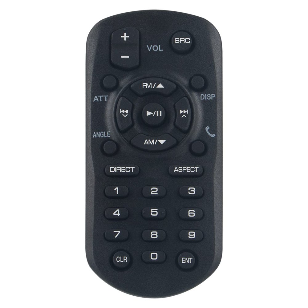 RM-RK258 Replaced Remote fit for JVC Car Stereo Multim-edia Receiver KVC-120BT KW-V230BT KW-V250BT KW-V25BT KW-M150BT KW-M150BT KW-V21BT KW-V11 KW-V960BW KW-V950BW KW-M865BW KW-M855BW KW-V85BT