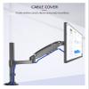 ADBWEKKF H80 17"-27" Gas Spring Monitor Desktop Stand 2-9kg with Column Flexi Tv Table Mount 360 Rotate Support LCD Bracket Clamp Hole(with Adaptor) view 2
