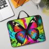 14in Laptop Sleeve Bag, Lightweight Waterproof Laptop Bag Shockproof Soft Carrying Case Colorful Butterfly Tablet Travel Cover with Handle for 13-14 Inch Notebook view 1