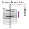 Adjustable Wall-Mounted Swivel & Tilt TV Stand, Rotating LCD TV Frame, Versatile Partition Rack & Ceiling Mount Bracket (170-205cm) for Optimal Viewing Experience view 2