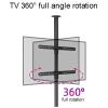 Adjustable Wall-Mounted Swivel & Tilt TV Stand, Rotating LCD TV Frame, Versatile Partition Rack & Ceiling Mount Bracket (170-205cm) for Optimal Viewing Experience view 4