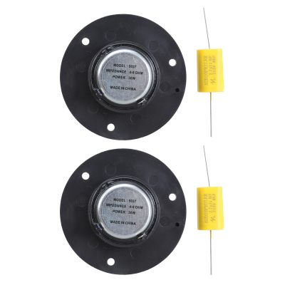 1Pair 3inch 30W 74mm 25Core Silk Film Domes Tweeter Speakers for Superior Trebles Sound