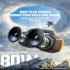 Bluetooth Speaker 80W(Peak)Loud with Bass, 20H Playtime, IPX7 Waterproof, RGB Lights, TWS, Large Portable Wireless Speakers for Outdoor, Home, Party, Pool, Beach, Tailgating, Gym, Work, Gifts (Black) view 2