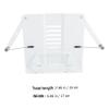 OSALADI 1Pc Adjustable Iron Book Stand Hands Reading Holder for Textbooks Tablets and Music Scores Household Reading Rack Ergonomic Design for Comfortable Viewing view 2
