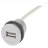 09454521923, USB Cables/IEEE 1394 Cables har-Port USB 2.0 A-A PFT 2,0m Cable view 1