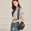 Leather Shoulder Strap, Black With Silver Hardware, 1.57 X 35.43 Inches, Comfortable Crossbody Replacement Handle view 2
