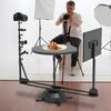 360 Degree Photography Rotating Platform, Panoramic Spinning Platform, Professional Photography Turntable, Adjustable Tilt Angle and Lifted, for Shooting Bullet-time (Manual) view 1