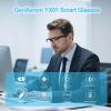 GenXenon Smart Glasses for Women Men, Anti-blue Light Photochromic Lenses, Open-ear Half-frame Design, 26.1g Lightweight Music Eyeglasses, Bluetooth Sunglasses with Speakers for Travel Sports Business view 2
