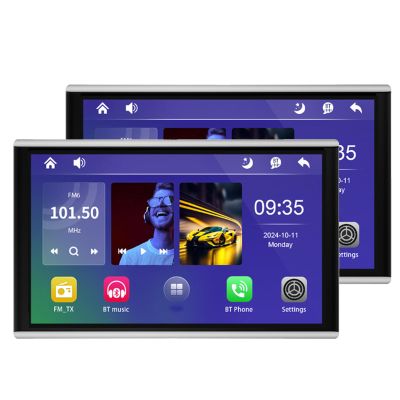 2 Pcs Car Back Seat Player, 10.1" /11.6" IPS Rear Seat Entertainment Screen, Car Headrest Monitor,10.1Inch
