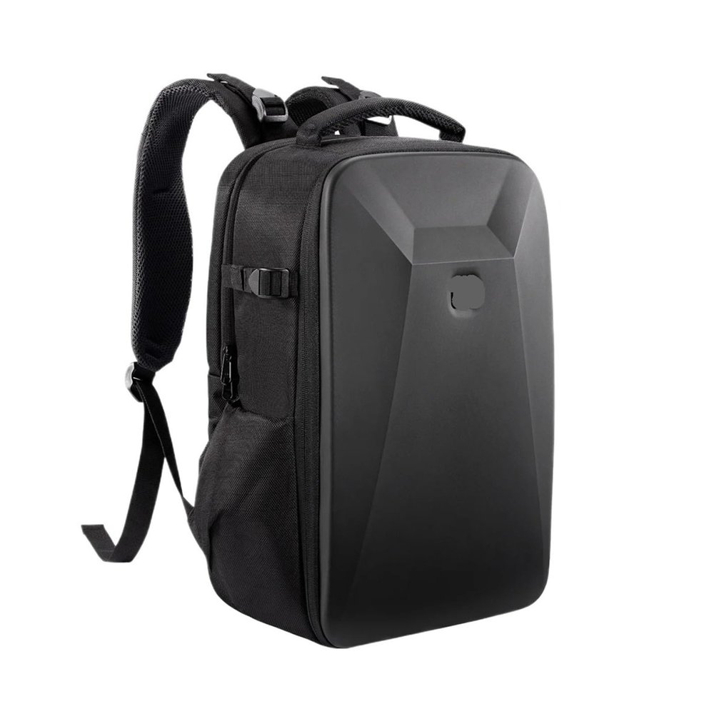 22L Large Capacity Camera Bag Travel Photography Hard Shell Waterproof Camera Backpack(Black)