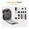 22L Large Capacity Camera Bag Travel Photography Hard Shell Waterproof Camera Backpack(Black) view 2