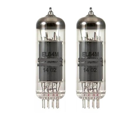 2 Pcs Current Matched Pair 2X EL84M / 6BQ5WA = 7189 Tube-