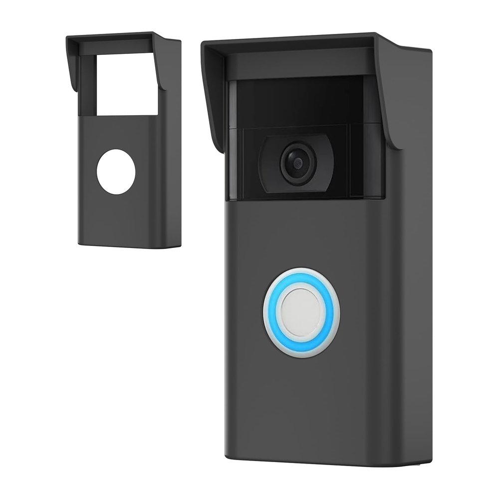 Silicone Skin Case Compatible with R-ingVideo Doorbell (2 Gen) Cover with Sun Glare, UV & Weather Protection (Video Doorbell 2nd Gase)