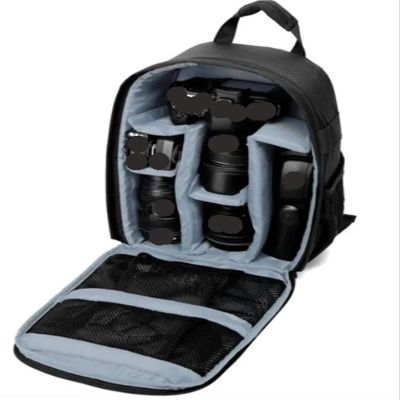 Multi-functional Outdoor Camera Backpack Video Digital Shoulder Camera Bag(GRAY)