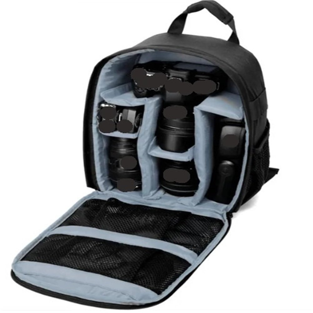 Multi-functional Outdoor Camera Backpack Video Digital Shoulder Camera Bag(GRAY)