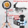 360 Spinning Camera Rig, 360 Degree Spinner with 43.3in Extension Poles, Professional Small Photography Turntable Rotating Camera Slider, Rotating Platform Shooting Suction Cup Base view 3