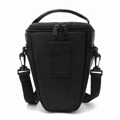 1PC Nylon Triangle Black Camera Bag Backpack Shoulder Strap SLR Case For SLR DSLR