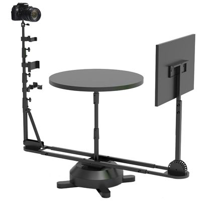 360 Degree Panoramic Rotating Platform, Professional Photography Turntable(Load 50kg), Spinning Camera Slider,Liftable and Adjustable at Multiple Angles (Electric)