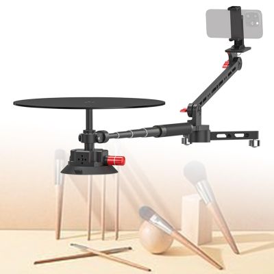 360 Degree Spinner, Photography Turntable, Rotating Camera Slider, Spinning Photo Video Booth, Spin Table Platform for Product Commercial Photography, Slow Motion