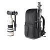 Backpack Nylon Waterproof DSLR Large Size Bag Camera Case For Notebook Lenses Carry Tripod(Black,S) view 1