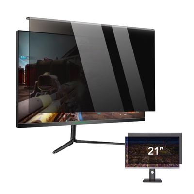 Magnetic Hanging Computer Privacy Screen Filter for 21/21.5 Inch, Eye Protection - Anti Glare & Blue Light Filter- for 16:9 Widescreen Monitor