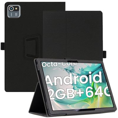 AIJAKO Tablet Case for tabtrust T10B-B 2025 Android Tablet 10.5 Inch, Premium PU Leather Folio Folding Stand Protective Case Cover with Hand Strap Magnet for tabtrust T10B-B