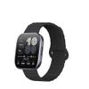 KONXISA Watch Band For Amazfit Bip 6 Watch, Quick Release Soft Silicone Replacement Watch Strap,Magnetic Wrist Strap, Wristband for Smartwatch, Black view 1