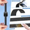 KONXISA Watch Band For Amazfit Bip 6 Watch, Quick Release Soft Silicone Replacement Watch Strap,Magnetic Wrist Strap, Wristband for Smartwatch, Black view 3