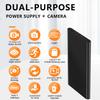 JINGRONGHUA Portable Camera, Mini Camera, Home Security Cameras, 1080P, 10000 Capacity Dual-Purpose: Power Supply/Record Cameras, with Night Vision, Motion Detection, Loop Record, Gravity Sensor view 2