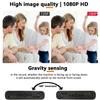 JINGRONGHUA Portable Camera, Mini Camera, Home Security Cameras, 1080P, 10000 Capacity Dual-Purpose: Power Supply/Record Cameras, with Night Vision, Motion Detection, Loop Record, Gravity Sensor view 3
