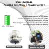 JINGRONGHUA Portable Camera, Mini Camera, Home Security Cameras, 1080P, 10000 Capacity Dual-Purpose: Power Supply/Record Cameras, with Night Vision, Motion Detection, Loop Record, Gravity Sensor view 4