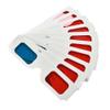 KALLORY 50pcs 3D Eye Glasses Paper-framed Stereo Glasses Lens Eyewear Movie Theater view 1