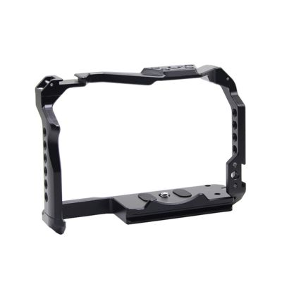 Camera Cage With 1/4 3/8 Threaded Holes Multiple Cold Shoe Mounts For DSLR Cameras Accessory Attachment