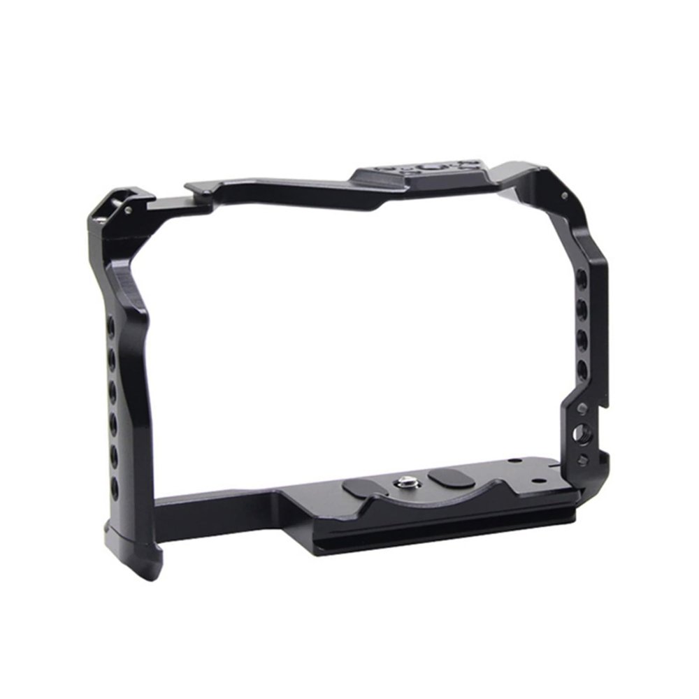 Camera Cage With 1/4 3/8 Threaded Holes Multiple Cold Shoe Mounts For DSLR Cameras Accessory Attachment