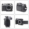 Camera Cage With 1/4 3/8 Threaded Holes Multiple Cold Shoe Mounts For DSLR Cameras Accessory Attachment view 3