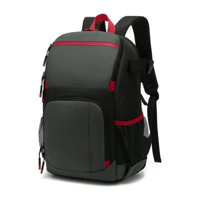 Multi-functional, Large-capacity Camera Bag, Waterproof Wear-resistant, Double-shoulder Backpack(Gray)