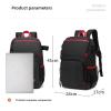 Multi-functional, Large-capacity Camera Bag, Waterproof Wear-resistant, Double-shoulder Backpack(Gray) view 4