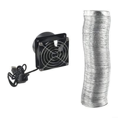 Compact USB Exhaust Fan For Clean Air, Suitable For Various Environments(Fan plus 6m pipe)