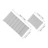 ARTIBETTER 4pcs Camera Lens Case Dividers Camera Insert Vibration Protection Pad Soft Cushion Grey Velvet view 2