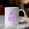 (2 Pcs Lavender Purple 4.8'' x 6.8'') - No Background - Waterproof of gnome and Heart Sticker Decal for Laptops, Water Bottles, Cars, Trucks, Wall Ideal Gift - 925VER1K15172LA view 2
