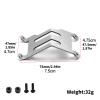 Metal Rear Skid Lower Plate for Tamiya 1/10 2WD BBX-01 BB01 RC Car Upgrade view 4