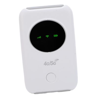 Bewinner Unlocked Mobile WiFi Hotspot, 4G 5G LTE Router, 300Mbps Portable Travel WiFi Router with SIM Card Slot, 10 Connected Devices, LED Screen